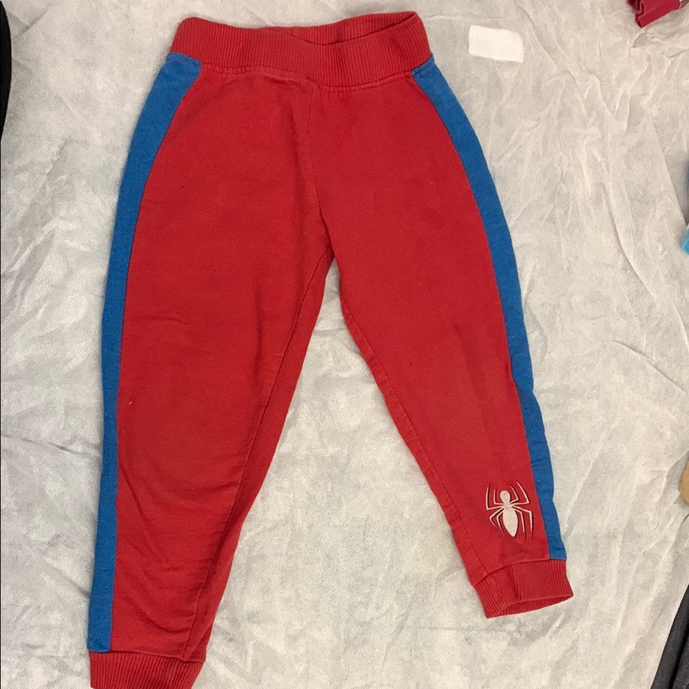 Spiderman Red and Blue Sweatpants with Elastic Cuffs